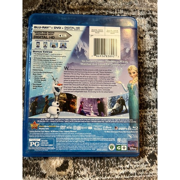 Disney's Frozen Collector's Edition Blu-Ray - Picture 2 of 3